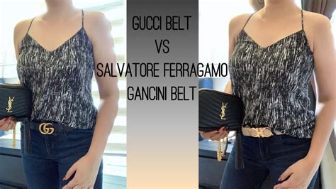 gucci vs ferragamo belt